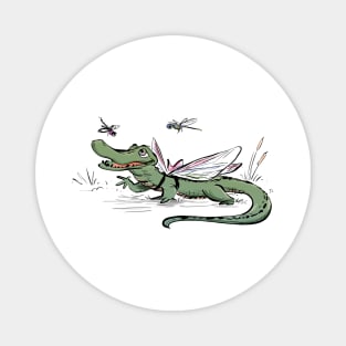 Dragonfly Gator (Color) Magnet